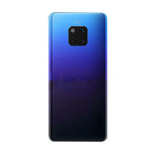 A Dr.Parts Back Cover Without Logo For Huawei Mate 20 Pro (Standard) (Aurora), featuring a square-shaped quad-camera setup located near the top center.