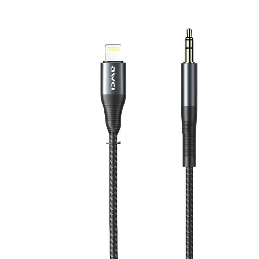 Aux to Lightning Charging Cable with Headphone Jack Adapter