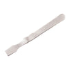 BizB Tin Scraping Knife for BGA Reballing with a flat, rounded blade and a straight, ridged handle, perfect for fine tasks like electronics repair or reballing.