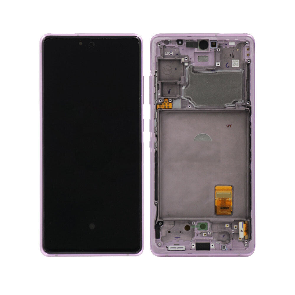 Display Assembly With Frame For Samsung S20 FE 4G/5G (Refurbished) - Cloud Lavender