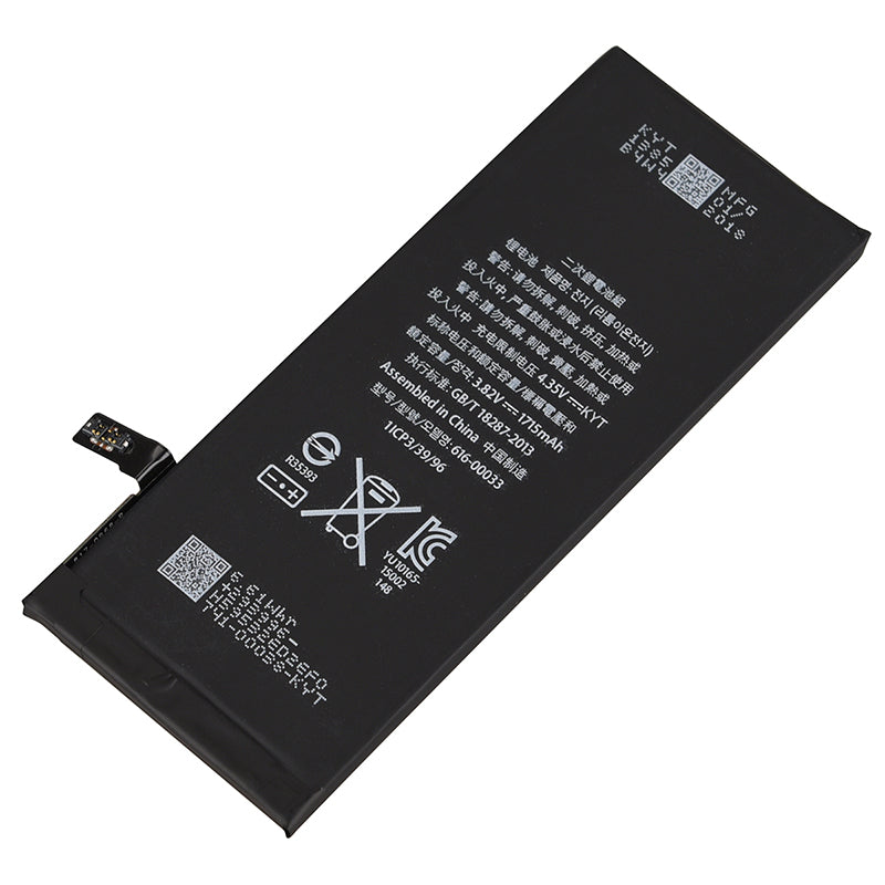 A black Apple iPhone 8 Plus Replacement Battery for the iPhone 5s.