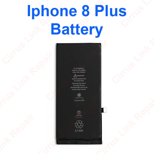 The back of the Apple iphone 8 plus battery replacement.