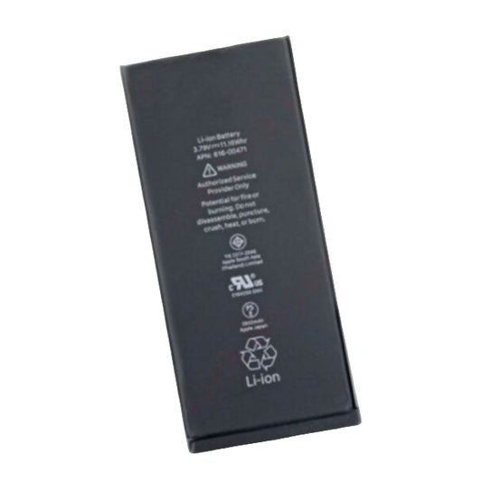 The Cirrus-link Battery Replacement for Apple iPhone XR is a rectangular Li-ion battery featuring printed safety instructions and recycling symbols on the front.