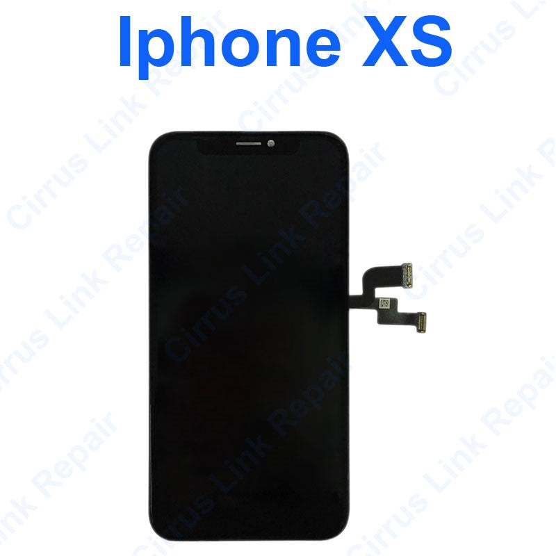 The Apple iphone XS Screen & Digitizer Assembly with a black background.