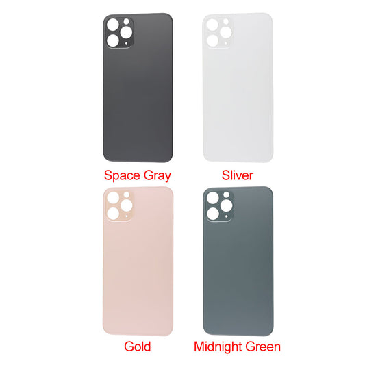 Back Glass Cover with Big Camera Hole for iPhone 11 Pro - AfterMarket