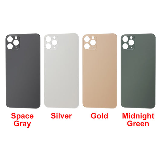 Back Glass Cover with Big Camera Hole for iPhone 11 Pro Max - AfterMarket