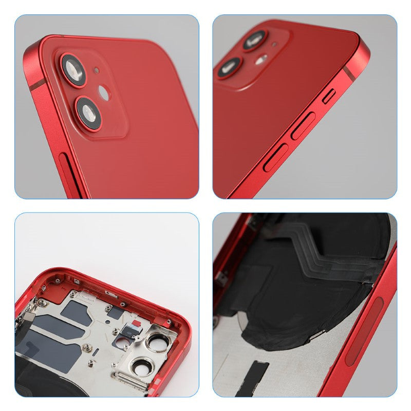 Back Cover Housing Frame for Iphone 12 with Internal Accessories - AfterMarket