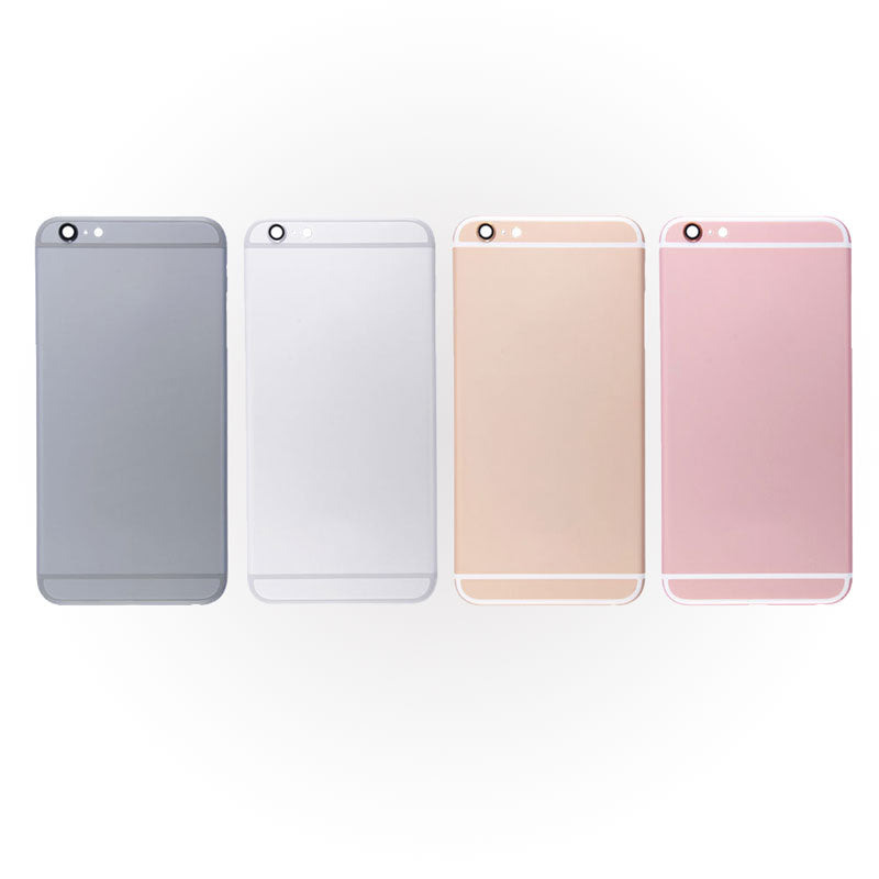 A group of different colored Apple iPhones on a white background.