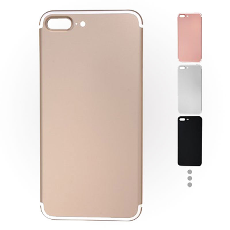 A gold, pink, and black case for the Apple Iphone 7 Plus Back Cover Housing Frame - AfterMarket.