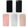 A group of different colored Apple Back Cover Housing Frame for Iphone 7 Plus - AfterMarket cases on a white background.